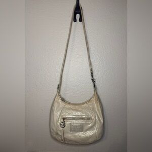 Coach Poppy Cream Shoulder Bag